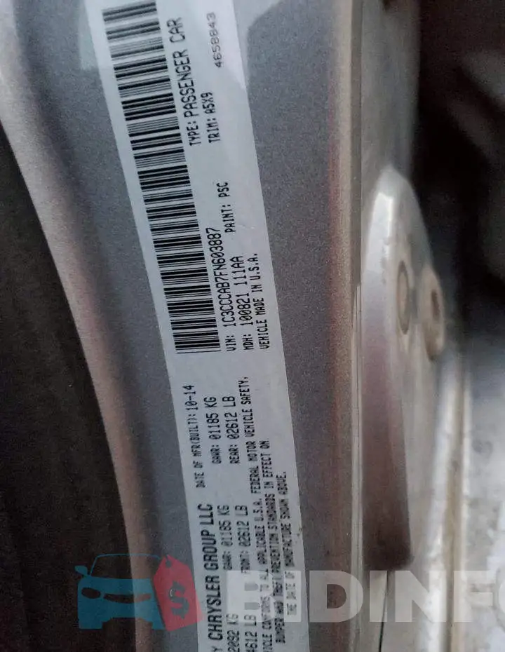 1C3CCCAB7FN603887 Photo# 10