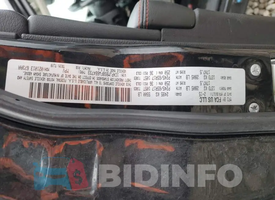 1C4PJMBS8FW664733 Photo# 12