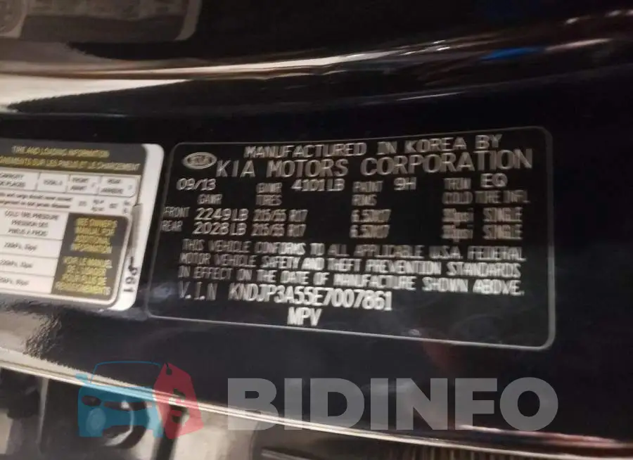 KNDJP3A55E7007861 Photo# 12