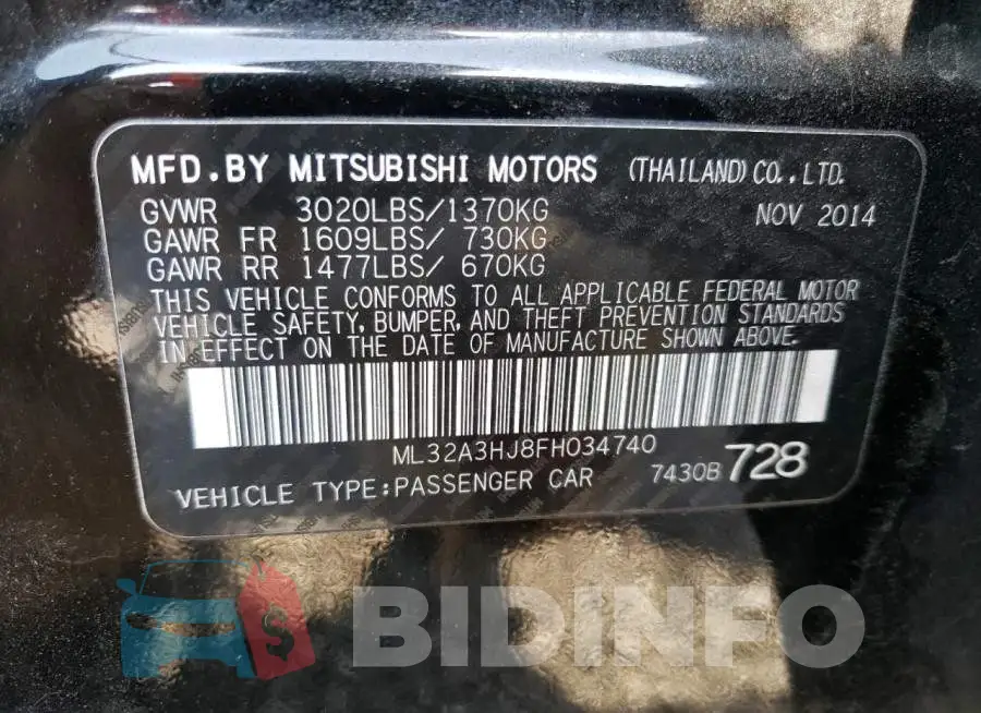 ML32A3HJ8FH034740 Photo# 12