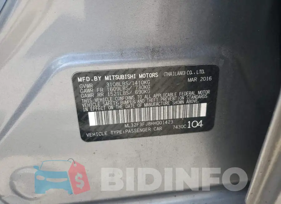 ML32F3FJ8HH001423 Photo# 12