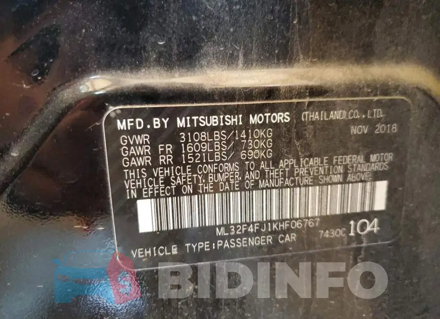 ML32F4FJ1KHF06767 Photo# 12