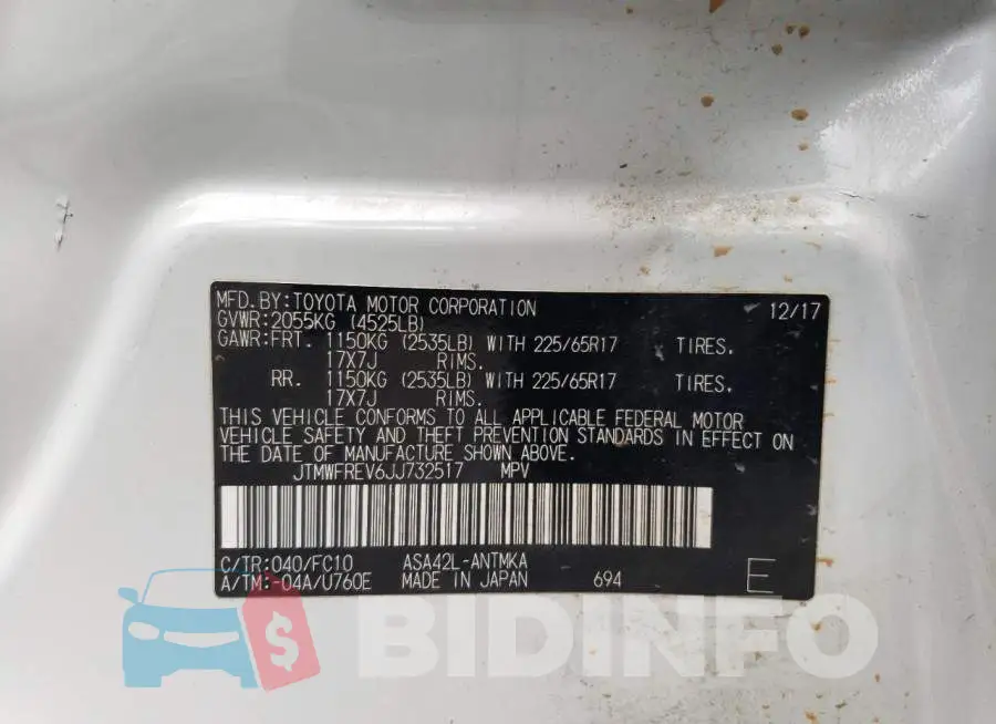 JTMWFREV6JJ732517 Photo# 14
