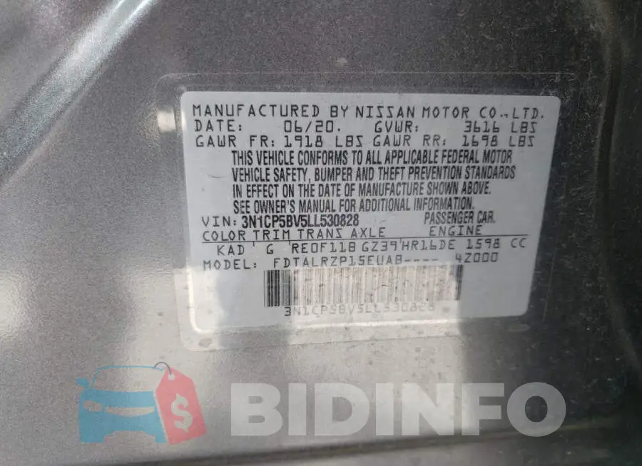 3N1CP5BV5LL530828 Photo# 13