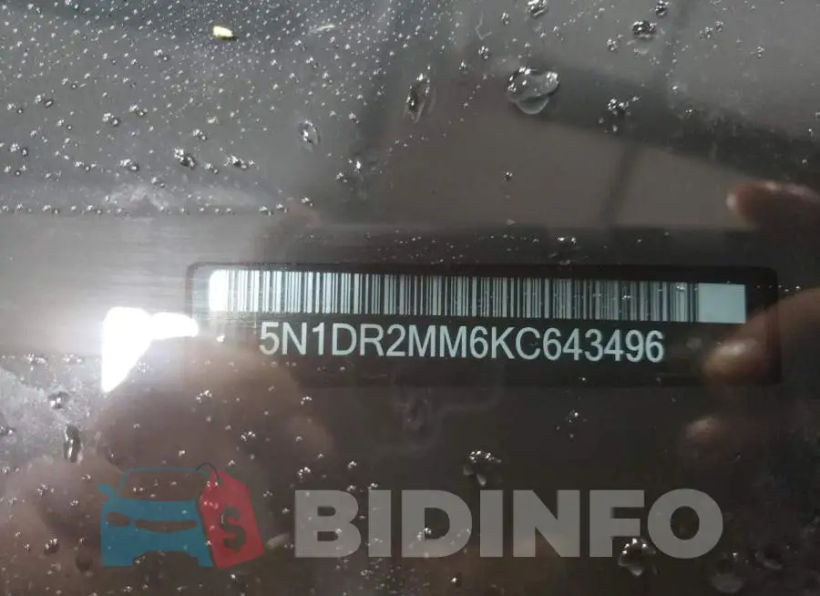5N1DR2MM6KC643496 Photo# 13