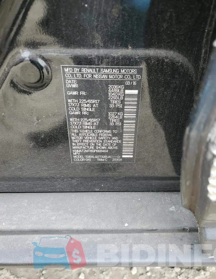 KNMAT2MT8GP668464 Photo# 13
