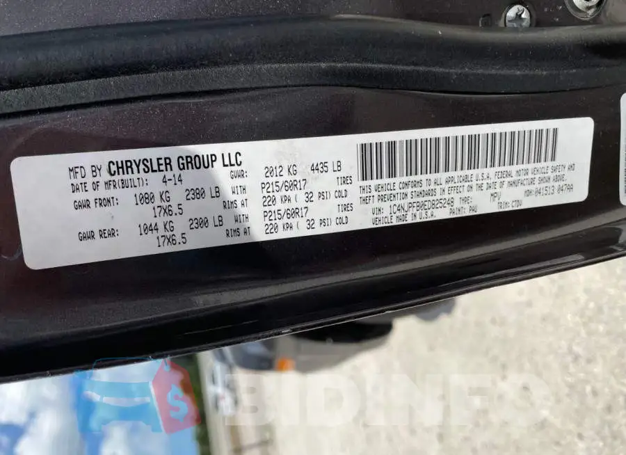 1C4NJPFB0ED825248 Photo# 10