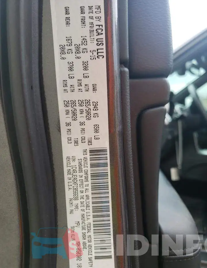 1C4RJEAGXFC856698 Photo# 14