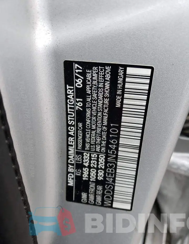 WDDSJ4EB3JN546101 Photo# 12