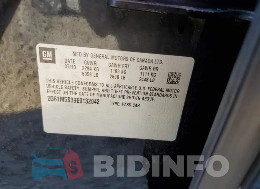 2G61M5S39E9132042 Photo# 13