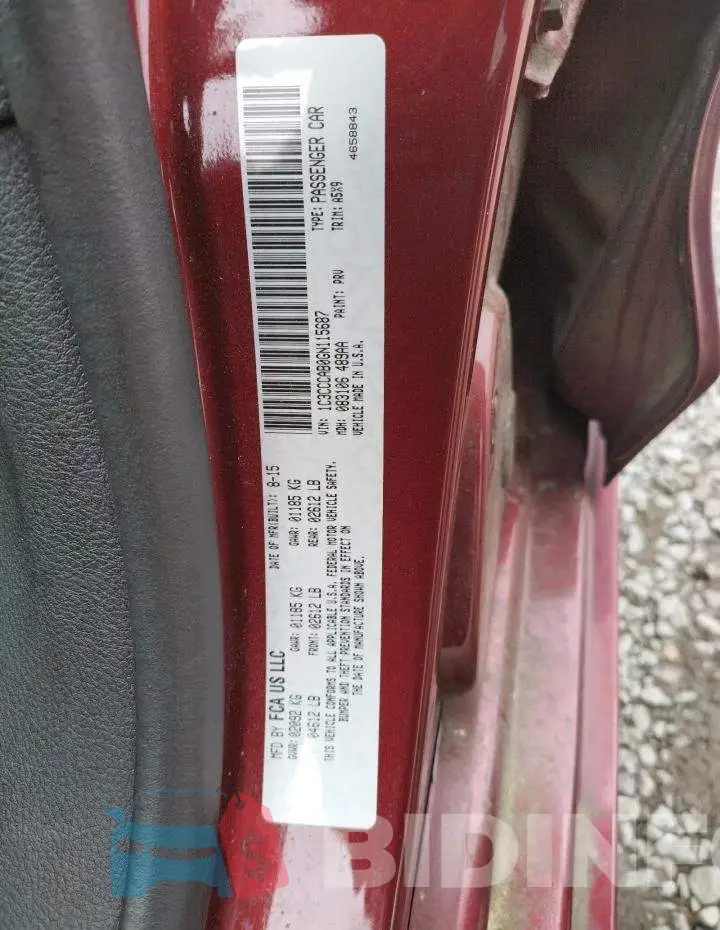 1C3CCCAB0GN115687 Photo# 12