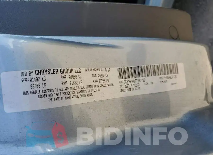 3C3CFFAR1FT507792 Photo# 12