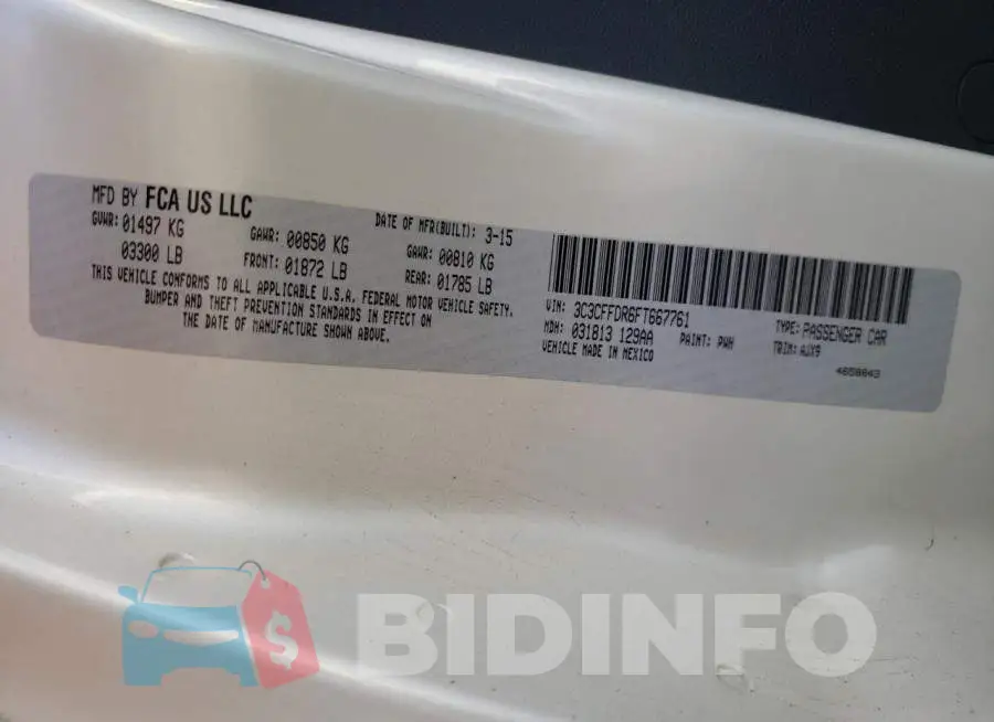 3C3CFFDR6FT667761 Photo# 12