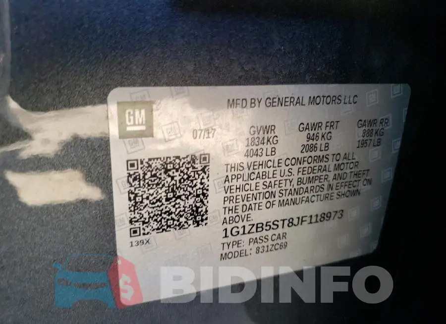1G1ZB5ST8JF118973 Photo# 12