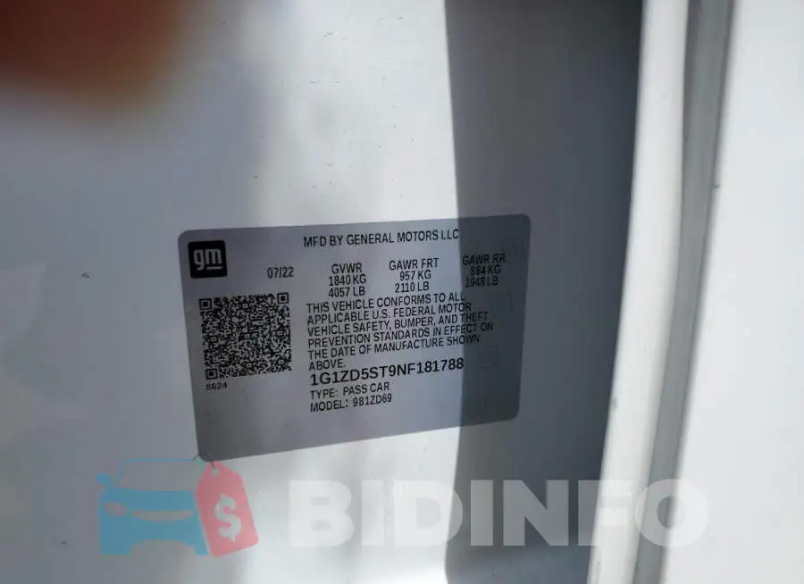1G1ZD5ST9NF181788 Photo# 12