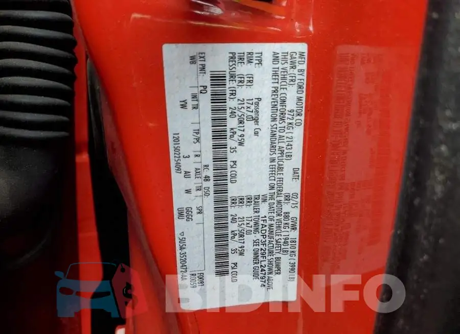 1FADP3F29FL247974 Photo# 12