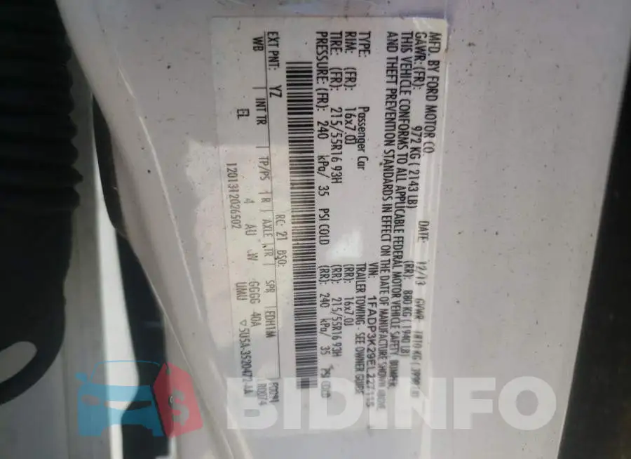 1FADP3K29EL227115 Photo# 12