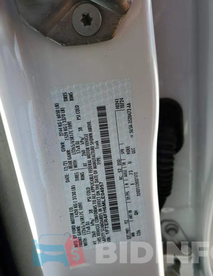 1FTER4FH6MLE04957 Photo# 10