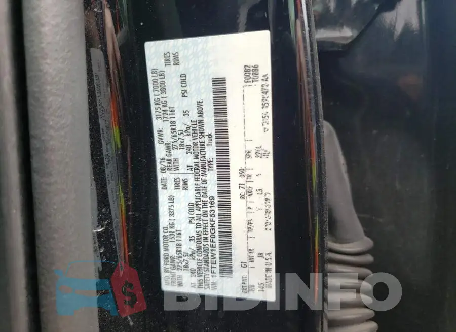 1FTEW1EF0GKF53169 Photo# 13