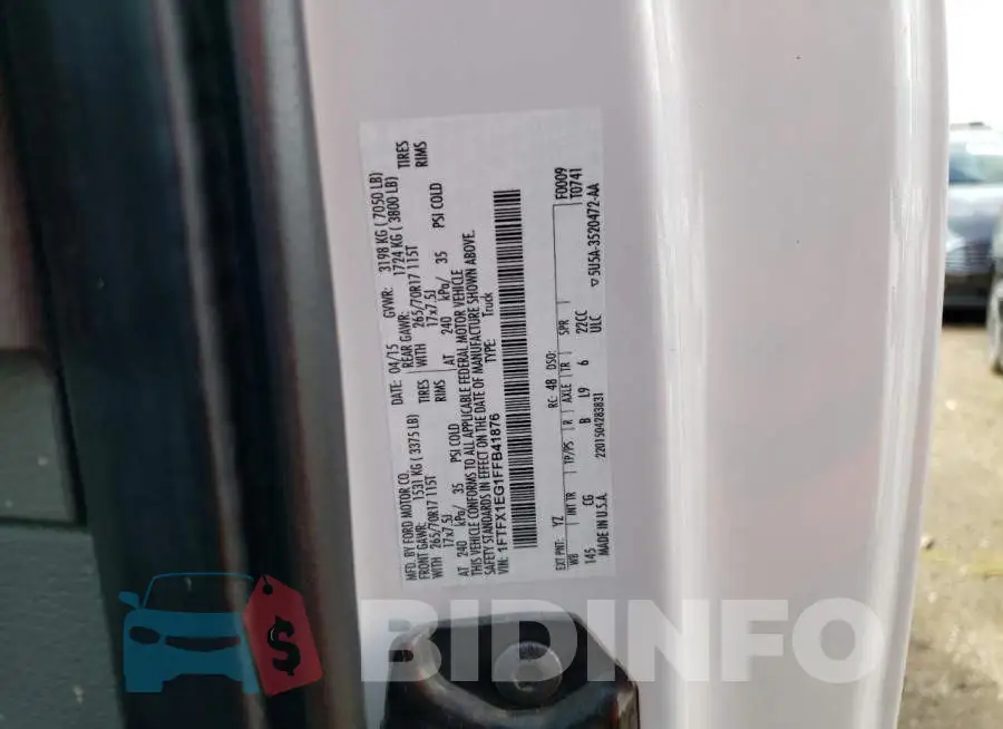 1FTFX1EG1FFB41876 Photo# 12