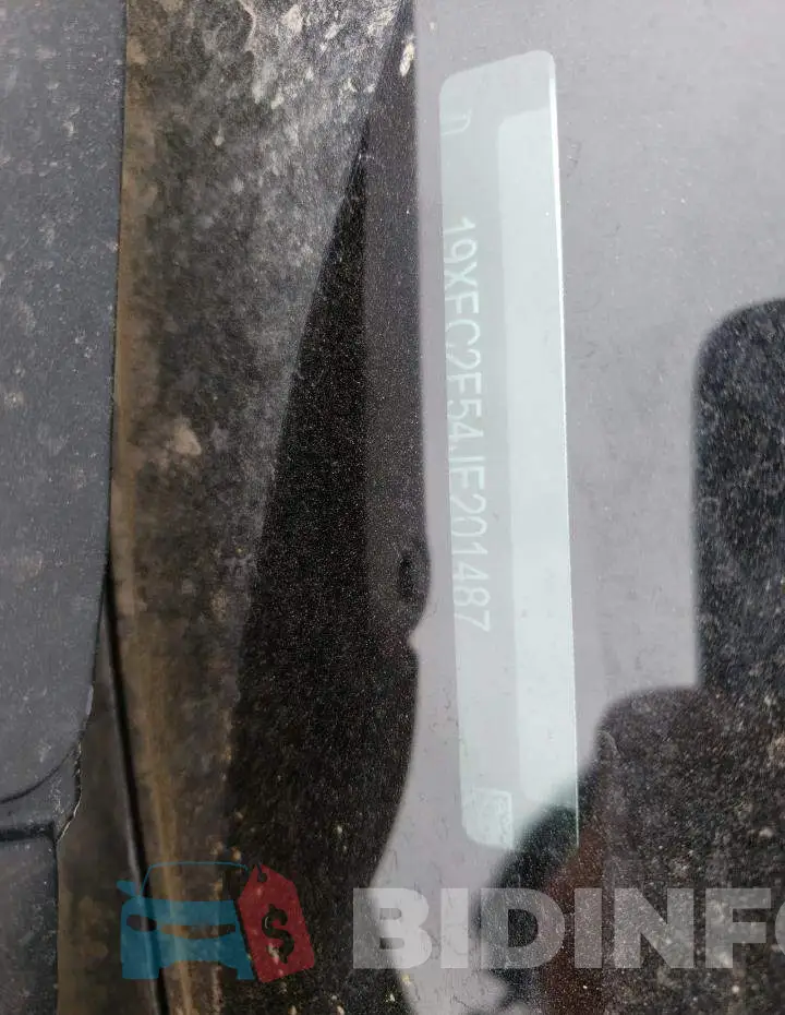 19XFC2F54JE201487 Photo# 12