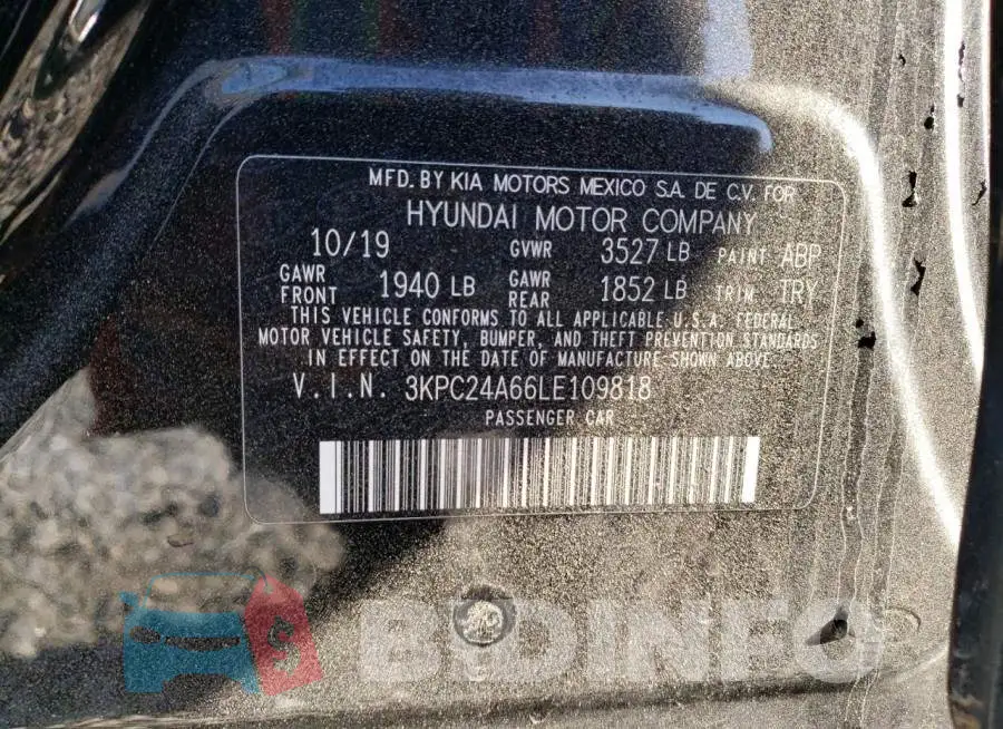 3KPC24A66LE109818 Photo# 12