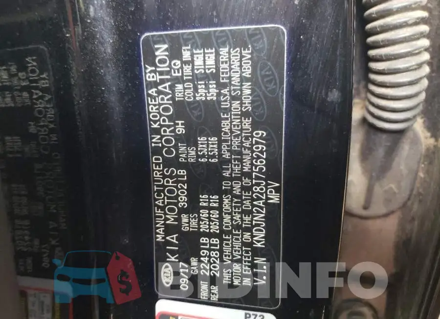 KNDJN2A28J7562979 Photo# 12