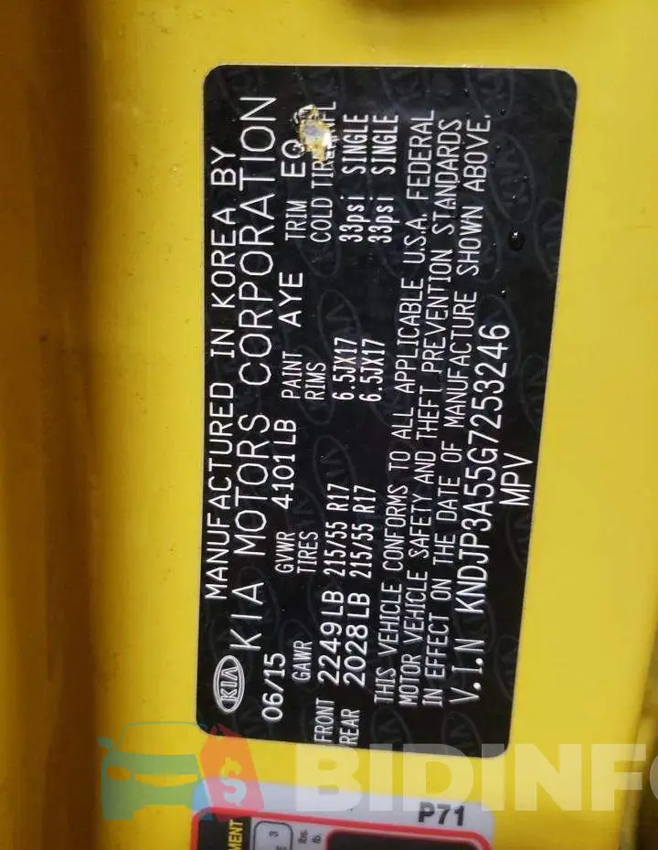 KNDJP3A55G7253246 Photo# 12