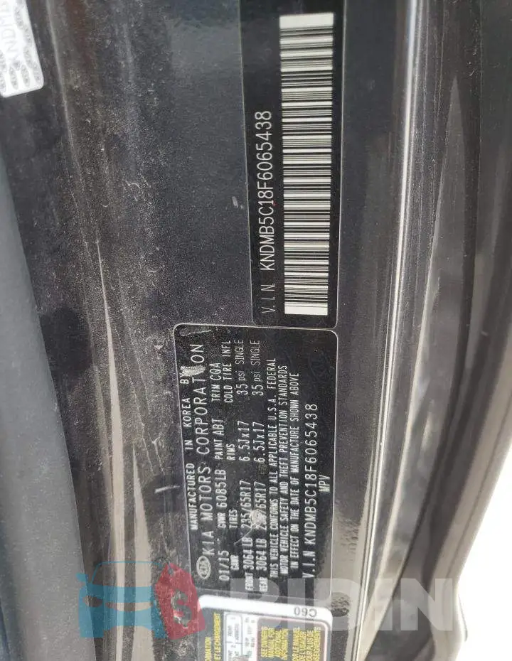 KNDMB5C18F6065438 Photo# 13