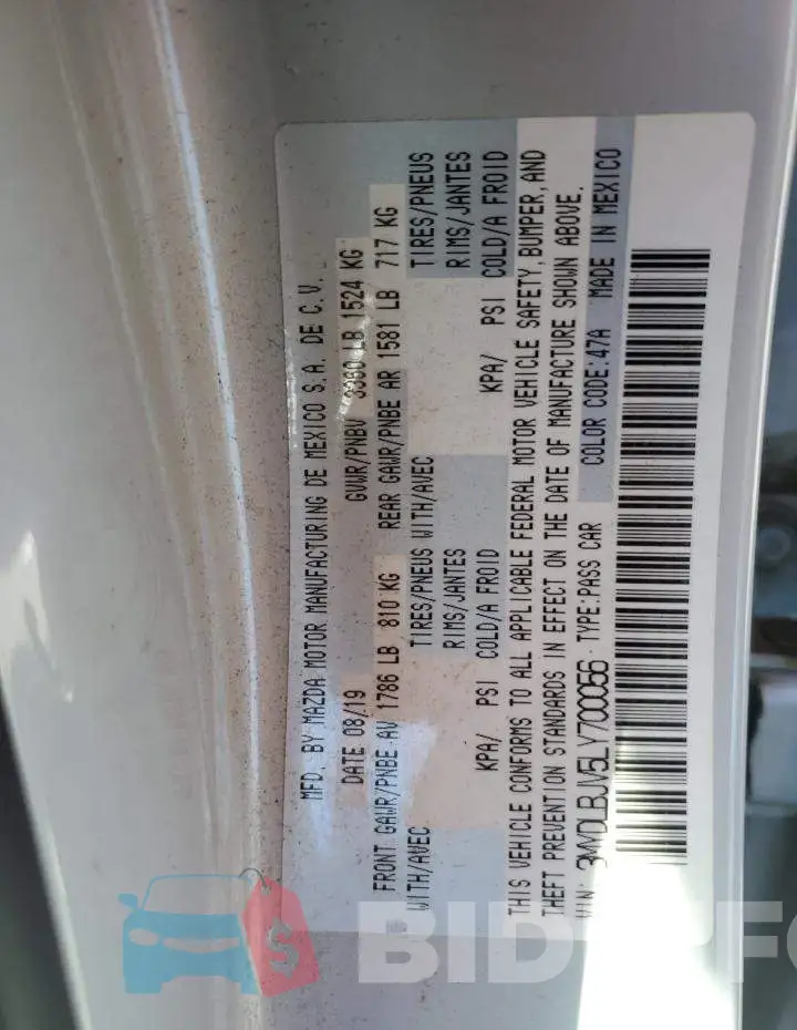 3MYDLBJV5LY700056 Photo# 12