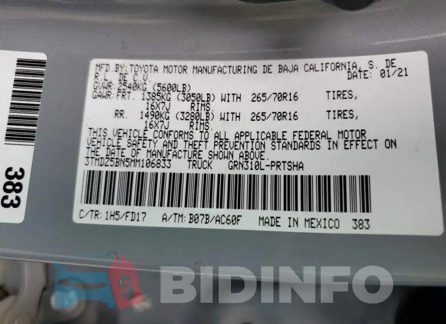 3TMDZ5BN5MM106833 Photo# 13