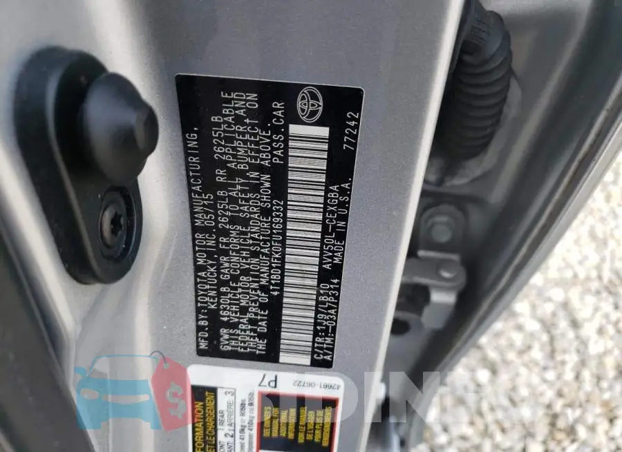 4T1BD1FK0FU169332 Photo# 10