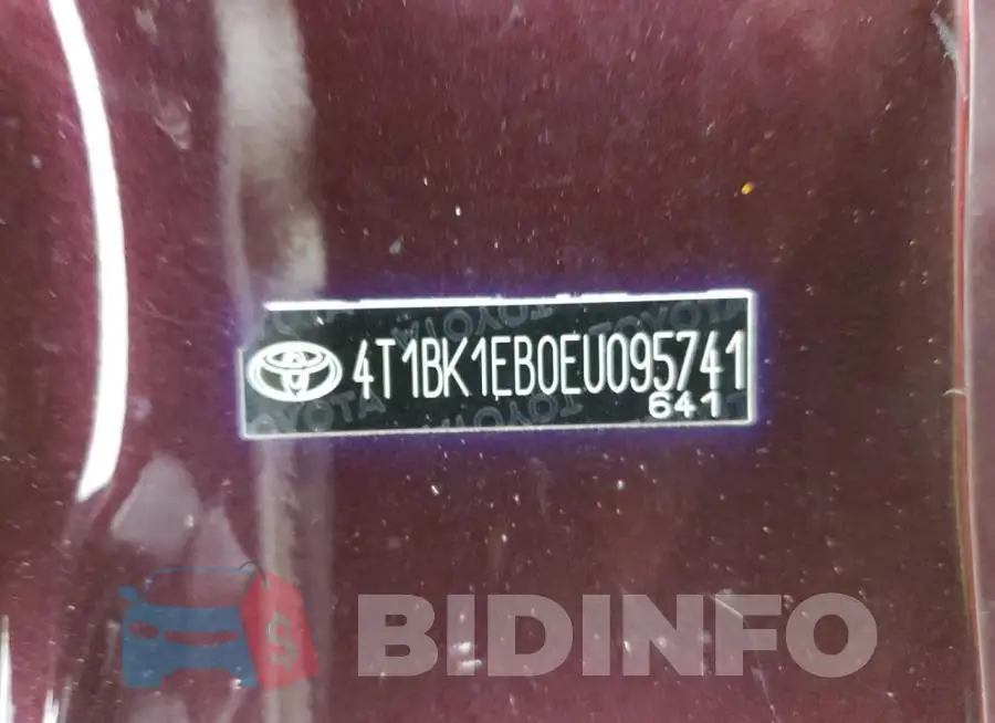 4T1BK1EB0EU095741 Photo# 12