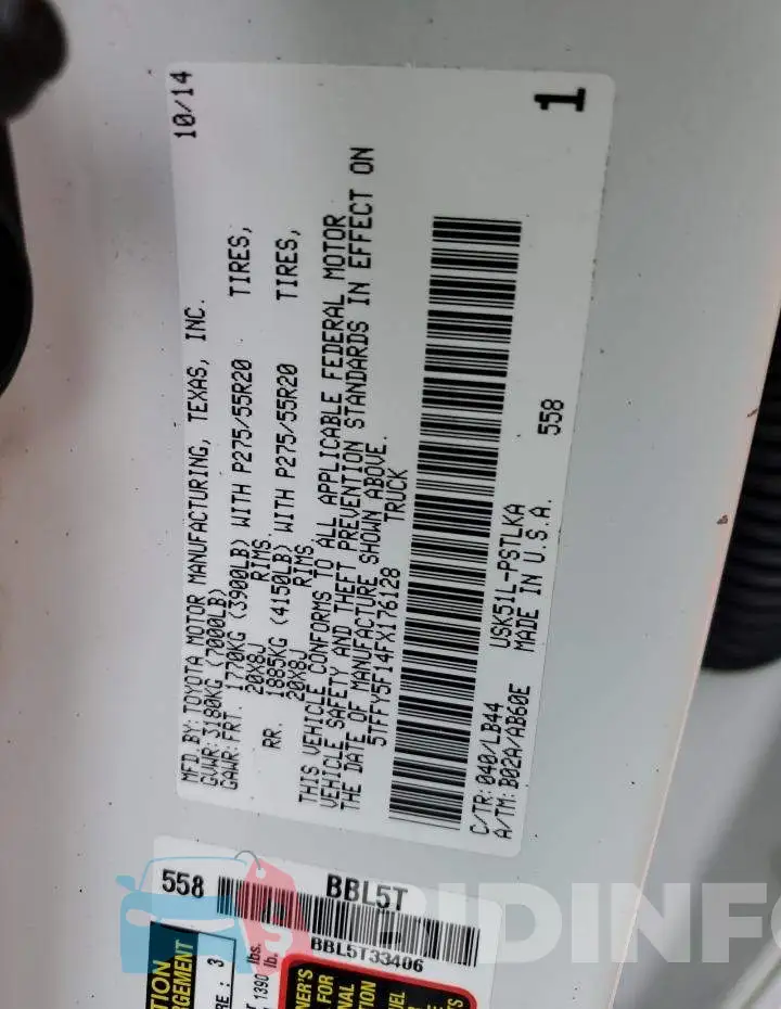 5TFFY5F14FX176128 Photo# 13