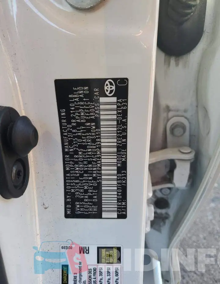 5YFEPMAE9MP198110 Photo# 13
