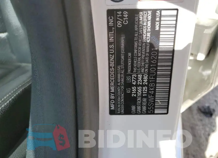 55SWF4KB1FU016201 Photo# 12