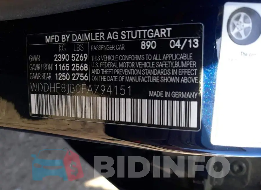 WDDHF8JB0EA794151 Photo# 12
