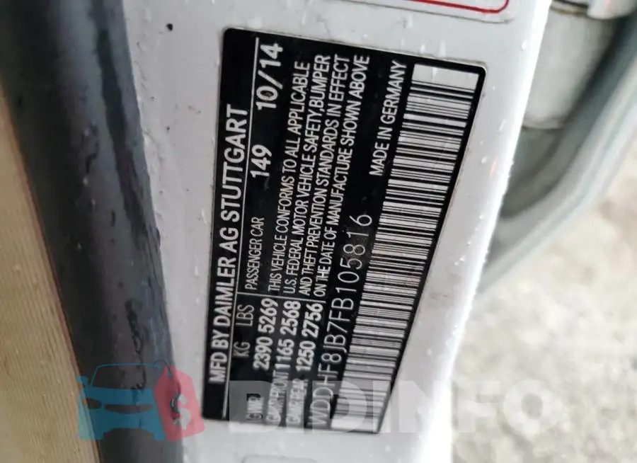 WDDHF8JB7FB105816 Photo# 12
