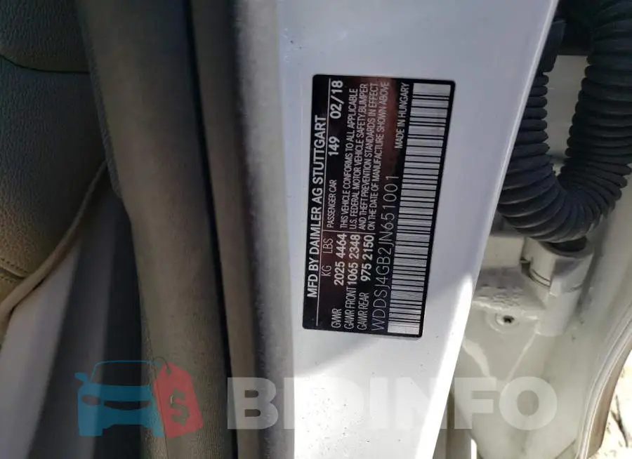 WDDSJ4GB2JN651001 Photo# 12