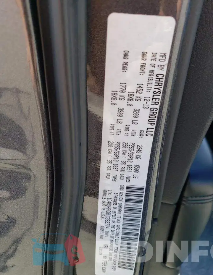 1C4RDHAG8EC382774 Photo# 14