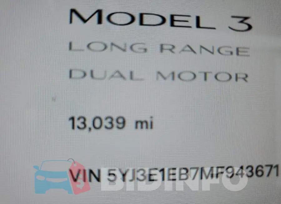 5YJ3E1EB7MF943671 Photo# 9