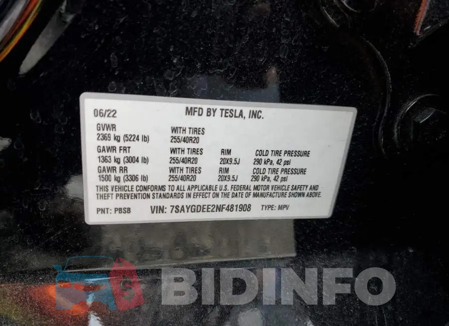 7SAYGDEE2NF481908 Photo# 14