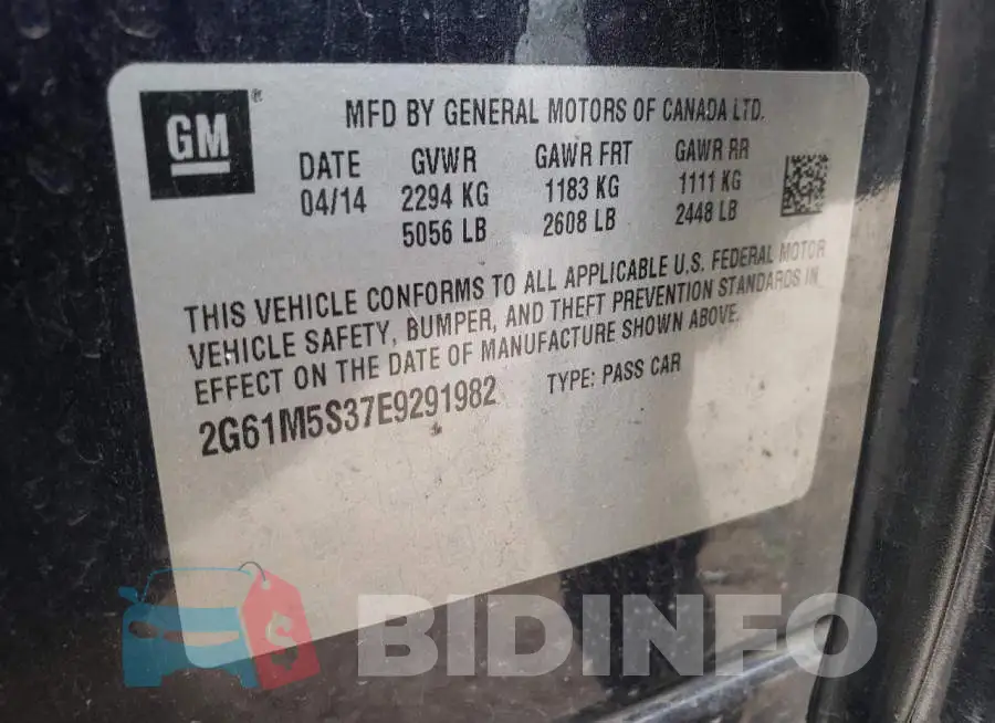2G61M5S37E9291982 Photo# 13