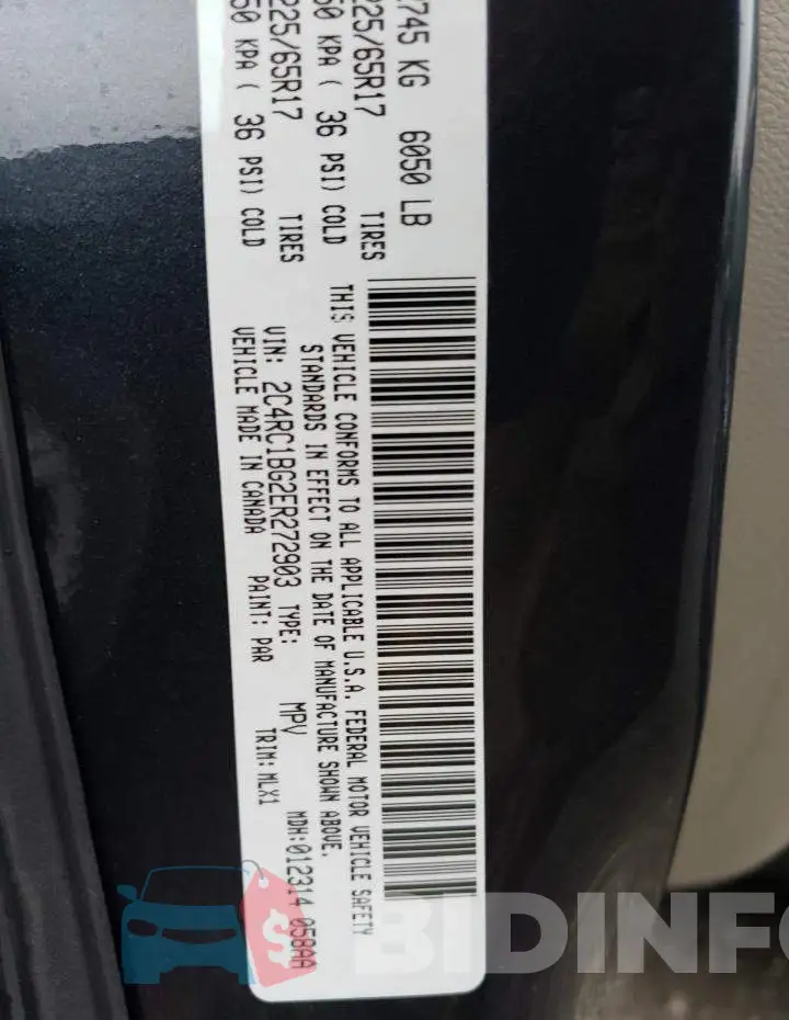 2C4RC1BG2ER272903 Photo# 13