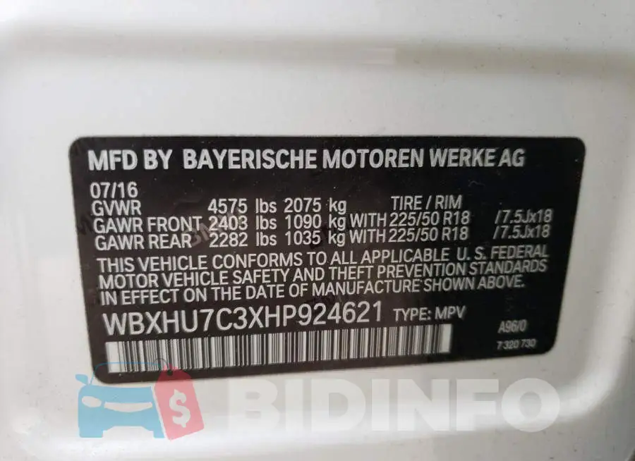 WBXHU7C3XHP924621 Photo# 13