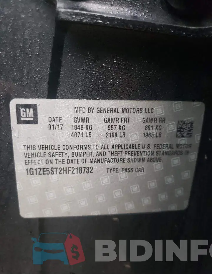 1G1ZE5ST2HF218732 Photo# 12