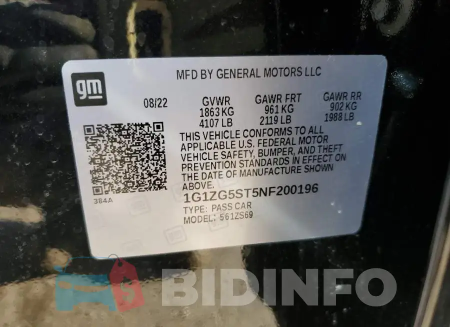 1G1ZG5ST5NF200196 Photo# 12