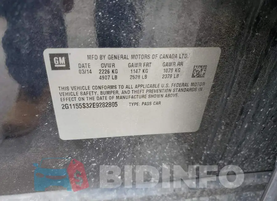 2G1155S32E9282805 Photo# 12