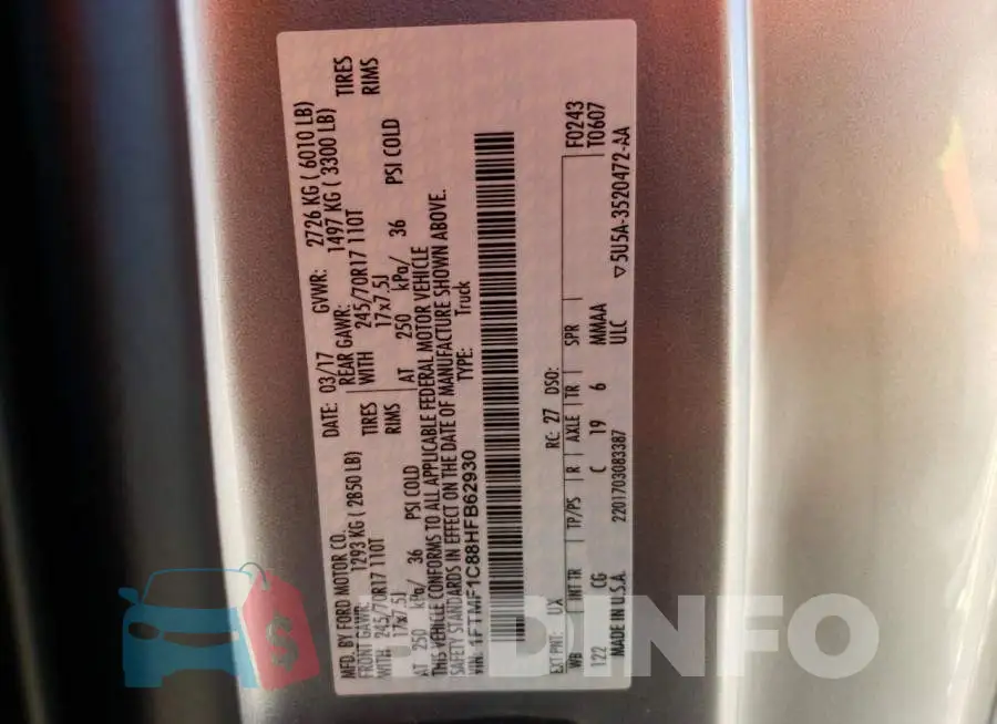 1FTMF1C88HFB62930 Photo# 12
