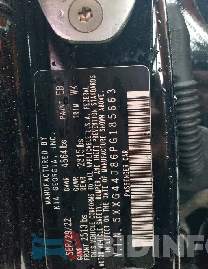 5XXG44J86PG185663 Photo# 12
